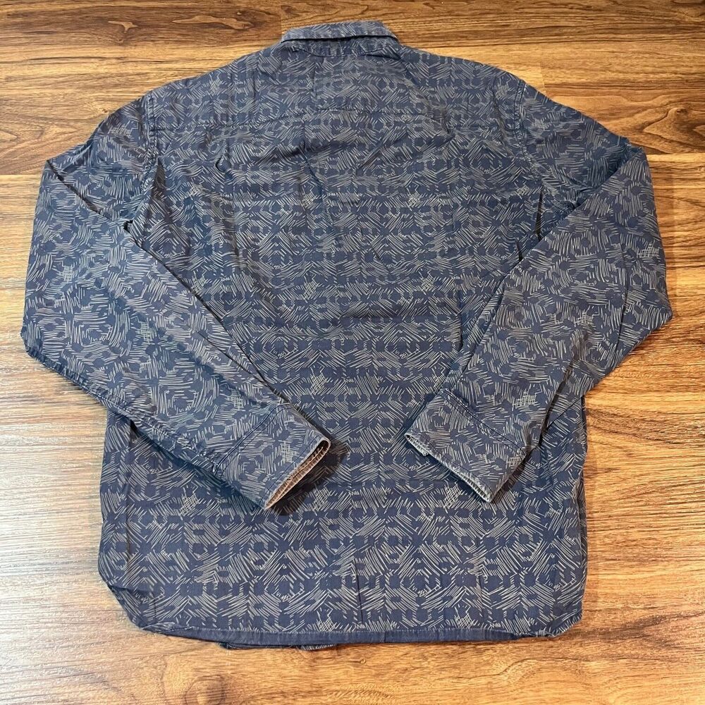Armani Exchange A/X Button Up Shirt Long Sleeve Mens S Blue Preppy Casual Cotton - Picture 4 of 5